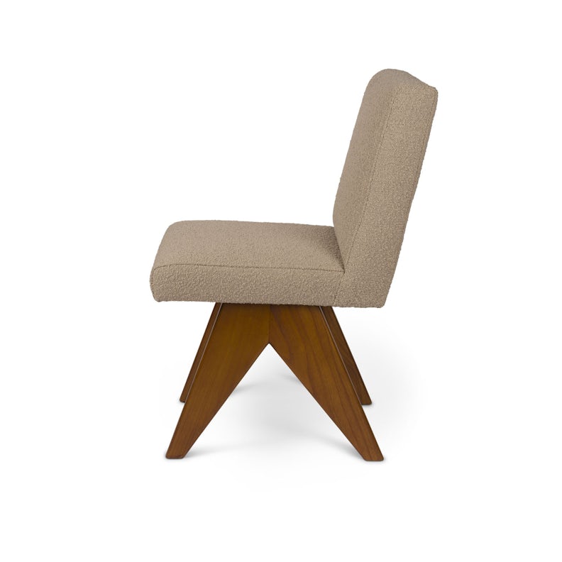 Dining Sofa - Bouclé taupe - Ruskea runko